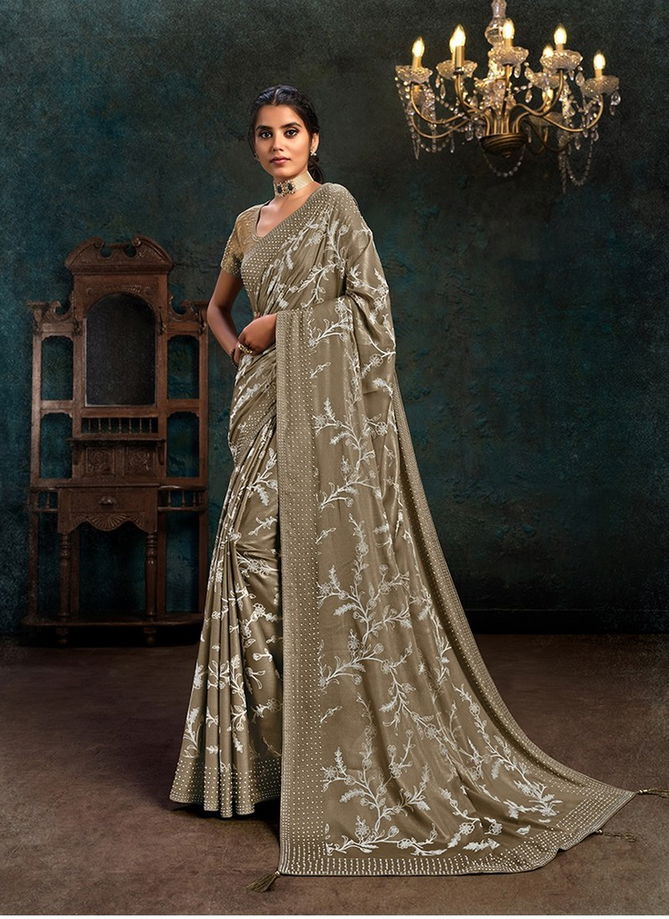 MAHOTSAV MOH-MANTHAN-21100 SERIES-SHRIHITHA Latest Designer Party Wear Raw Silk Fancy Sarees Collection